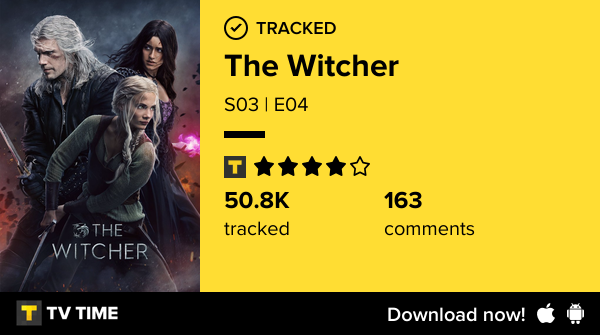 I've just watched episode S03 | E04 of The Witcher! tvtime.com/r/2SmO7 #tvtime