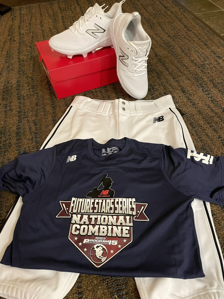 ColinContreras6's tweet photo. Thank you @ftrstarsseries for the swag for the Future Stars Series at Vanderbilt! @MusicCityBB @tromblybaseball @MDHS_Baseball @newbalance https://t.co/oRP4FuUFLa