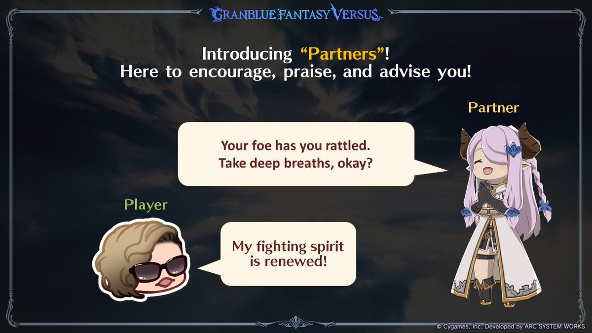 gbvs_official's tweet photo. I LOST AGAIN?! BUT I WAS BETTER—GRAH!!11!!

Sound familiar? Partners are here to help ease your battle tension! Your favorite characters from GBVSR will cheer, support, and advise you through your most glorious of W's and most bitter of L's!

#GBVS #GBVSR #AX2023 https://t.co/DhiOdmzZbH