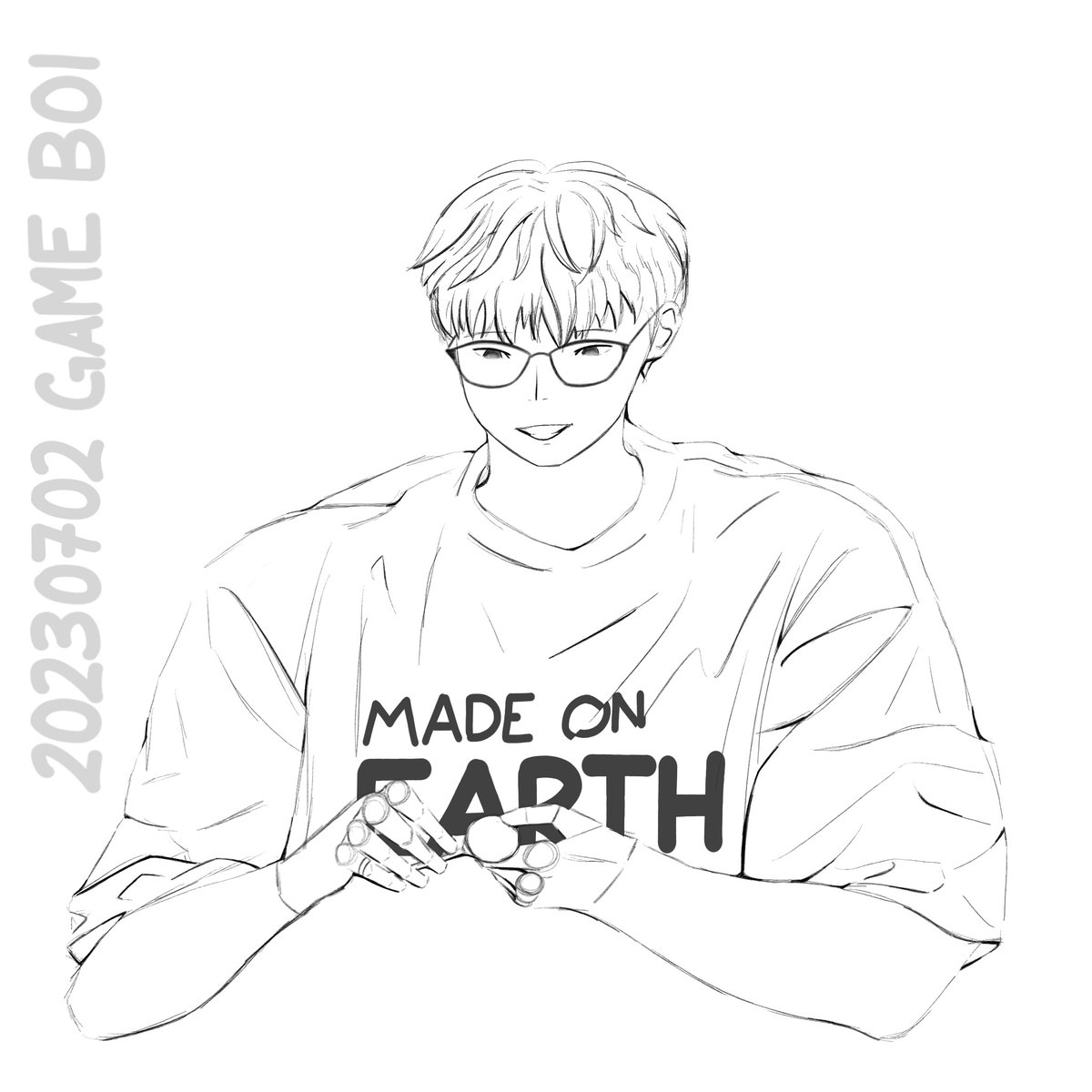 Milkbread_yk's tweet photo. [Wonwoo Sketch] Game Boi #7 ft. lollipop

#WONWOO #gameboi #Weverse_LIVE #digitalart #gaming #lollipop https://t.co/UGIPO25KAU