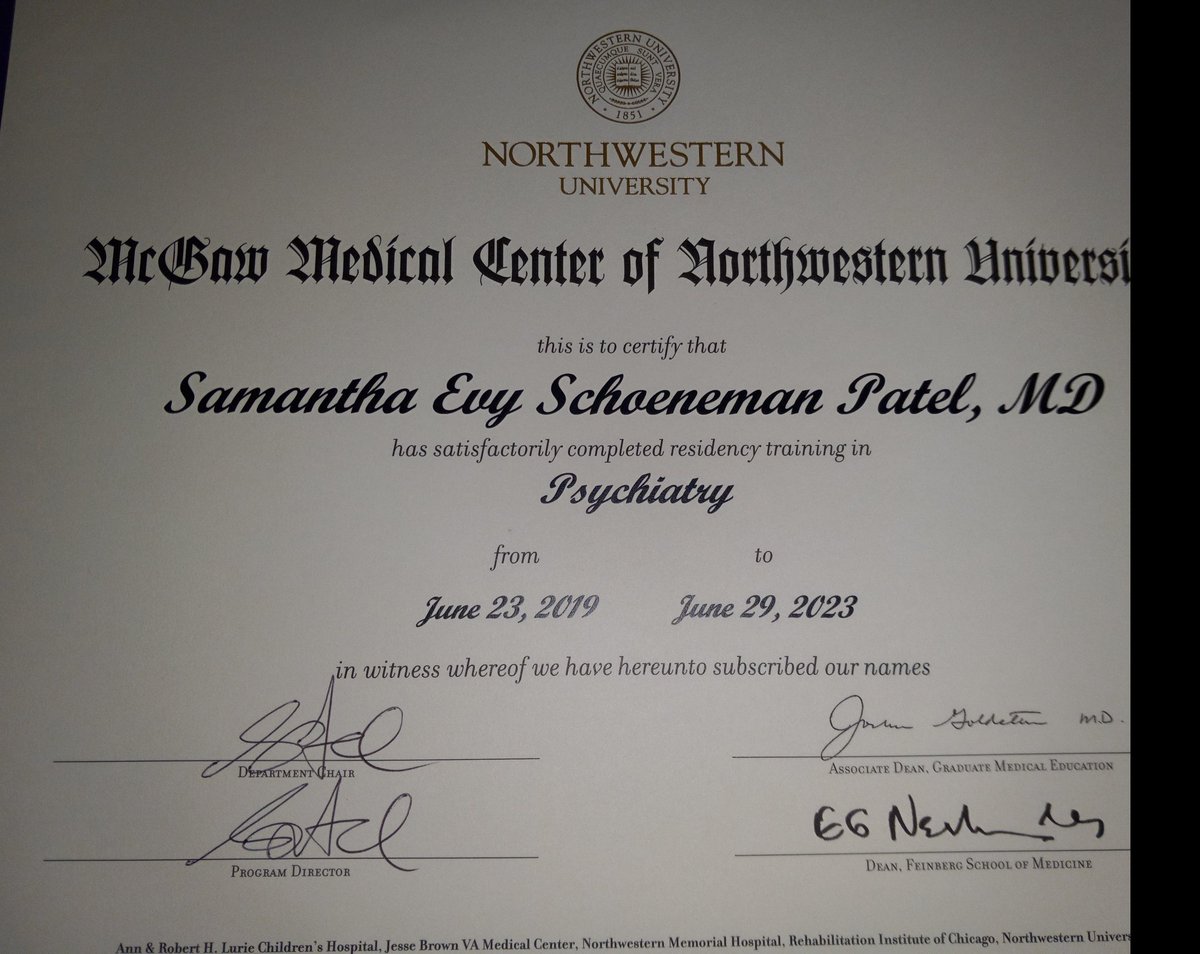 sschoeneman27's tweet photo. @NMPsychiatry @NMPsychRes Thank you for a life-changing 4 years with fastastic mentors and colleagues. Next stop: Assistant Professor in Neurology and Psychiatry at Rush University. https://t.co/fdc0cBA2Qp
