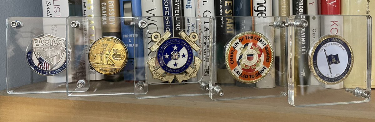 veryuseful's tweet photo. @EODHappyCaptain Well the spelling war awful - trying again. It is the one on the left. The second is a hand me down USCG bicentennial coin from an amazing mentor. https://t.co/GoGoNh57Pa