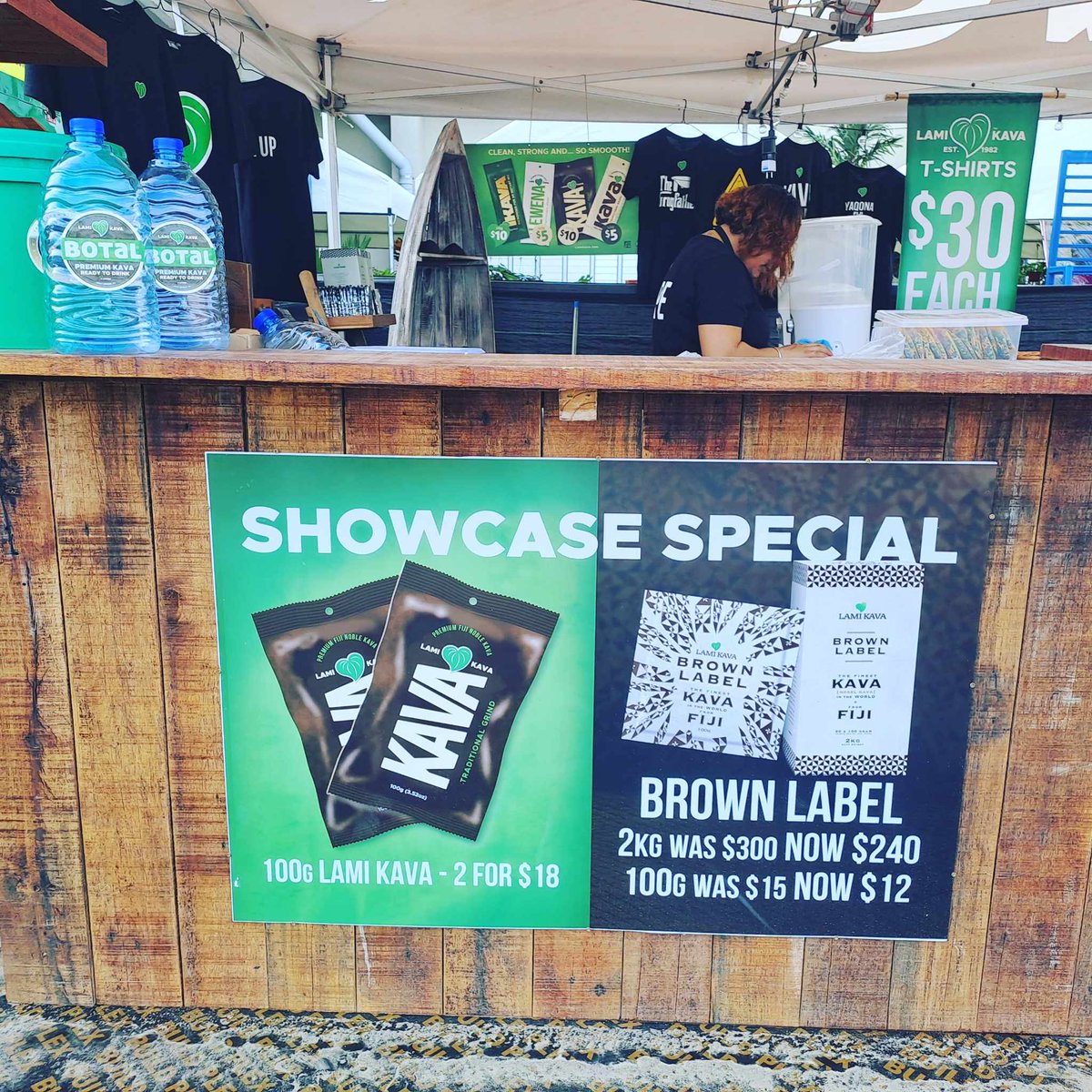 Want to have a mix, buy some kava to take home or even a cool LK tshirt? 

Come and talk to Liz at our Lami Kava kava bar at Fiji Showcase 2023!
