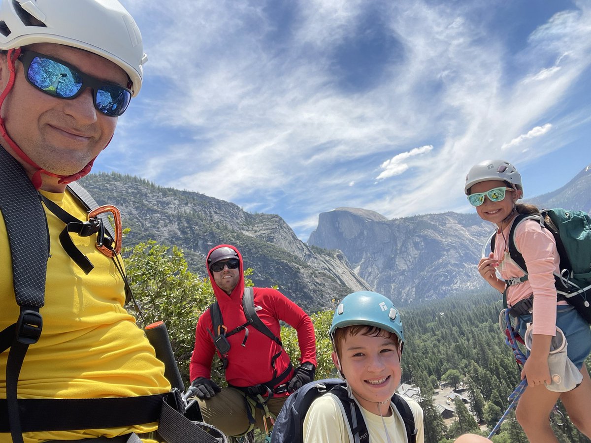 Completely Blown away by the fearlessness expressed by these kids today!  #yosemite #goclimb #facefears