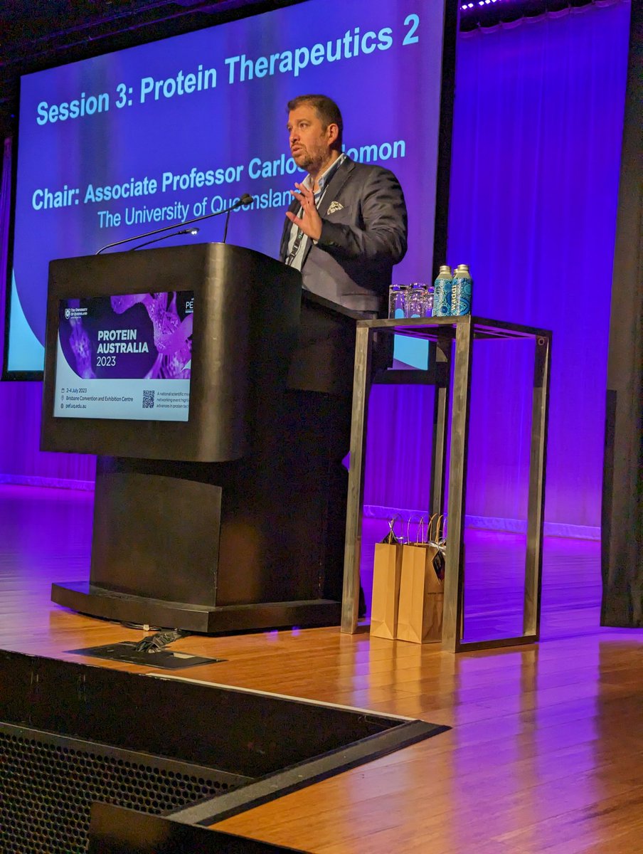 nihar_godbole's tweet photo. Kudos to @cfsalomo for steering the ship as Chair at #ProteinAustralia2023, and fostering some engaging discussions. Shoutout to all the presenters #ProteinScience #SessionChair @EVsinObsGynOnc https://t.co/0x7WdnouEk