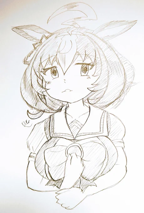 ドトウちゃ描いてみた#ウマ娘 
