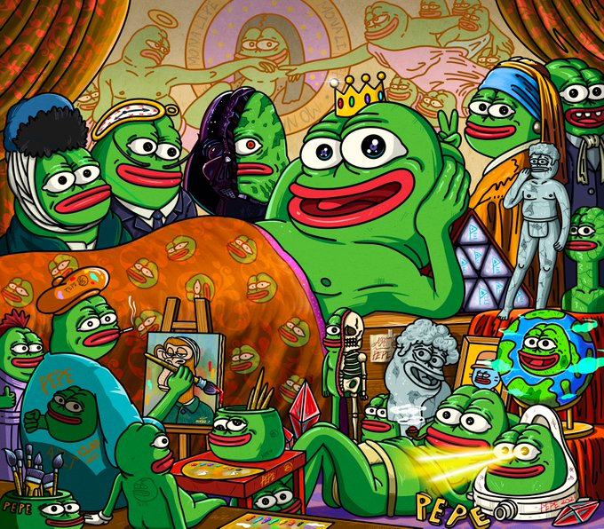 Pepe3tothemoon's tweet photo. 🎉 It's time to celebrate the success of PEPE 3.0! 🥳🐸💰 

Our meme coin has taken the crypto world by storm, spreading joy and laughter everywhere. 🌟🌈 

#PEPE3point0 #MemeCoinSuccess https://t.co/tMyD8ACabL