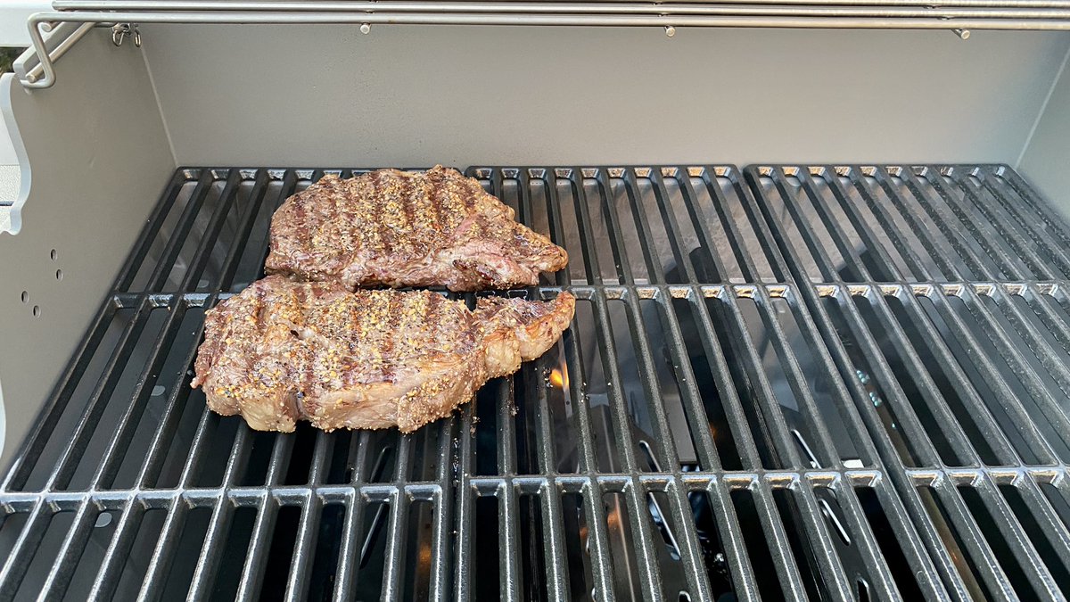 My kids & wife spoiled me with a new grill & meat for Father’s Day / B-day last week, first time cooking ribeyes! #BlessedAndGrateful @AlanaBrophyNews @UtahBamaFan @spunky_libra @Simply_me_Holly @KaceMcdonald @dannahyer @gracefulvibin @Whobugs