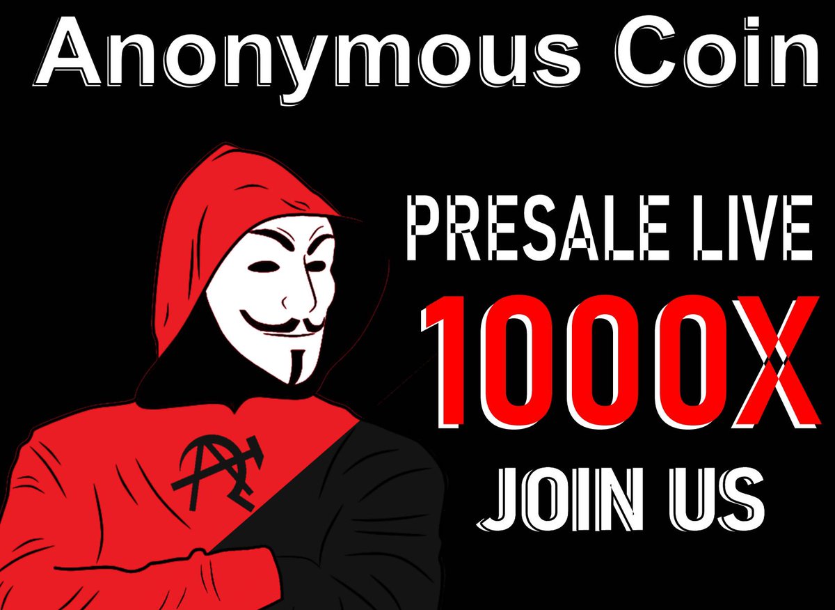 $50 in 24 hours 

$20
⚡RT & follow @Anonymous_coin2

$30
⚡Join TG :  t.me/anonymouscoino…
⚡Join : anonymouscoin.io

Post Proof

#bullpepe #pepe #anoncoin #anonymouscoin #anonymous #10000x #presale