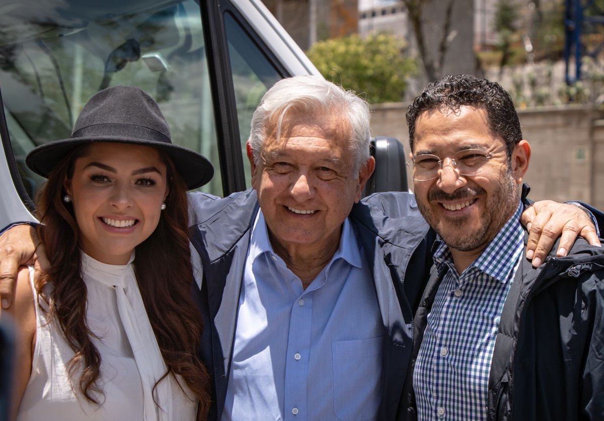 Mi esposa y yo, con el mejor Presidente.