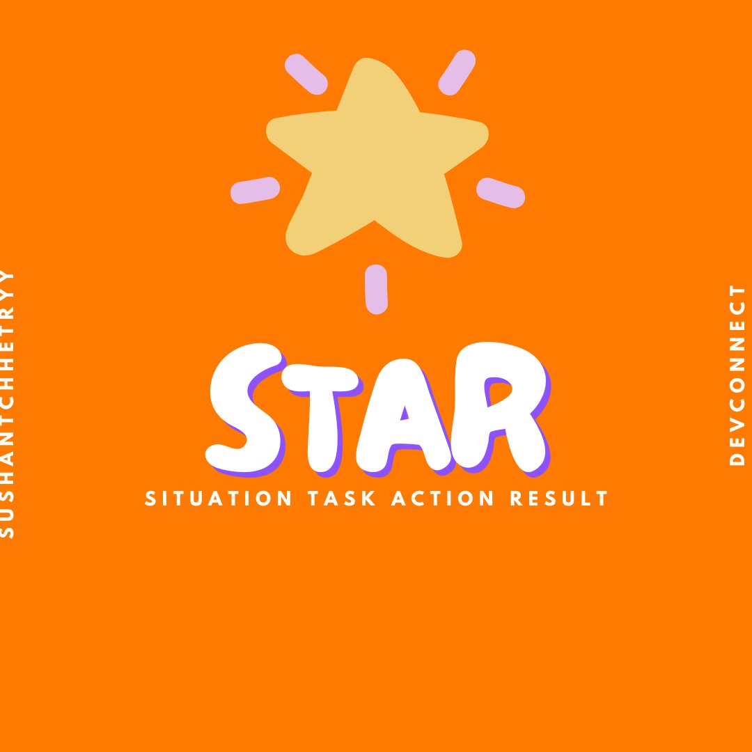 SushantChhetryy's tweet image. Lessons from Technical Interviews! ⚡️💡

STAR method helps interviewers understand the context of your experiences, the tasks you undertook, the actions you took, and the results you achieved.
#InterviewPreparation #DevConnect #JuniorDeveloper #SoftwareEngineering #Career