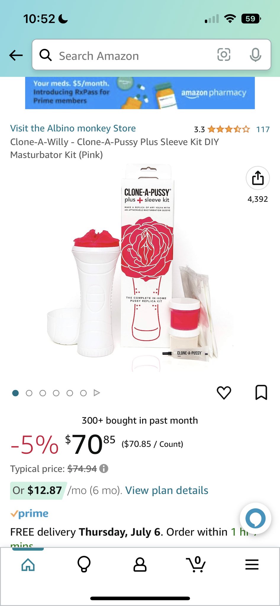 Goth Baby on Twitter: "So I’m making clones on my pussy and turning them into pocket pussies 🥴