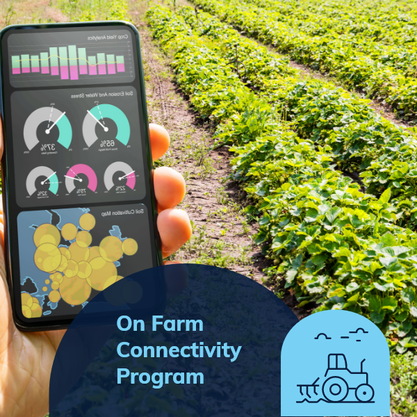 AusGovMediaTech's tweet photo. Are you an #agtech connectivity equipment supplier? The On Farm Connectivity Program is subsidising equipment sold to primary producers to help improve connectivity. It’s easy to sign up as an eligible supplier – visit https://t.co/aBEmFc9Koi by 5 July.

#OFCP https://t.co/8OK2KzLIOF