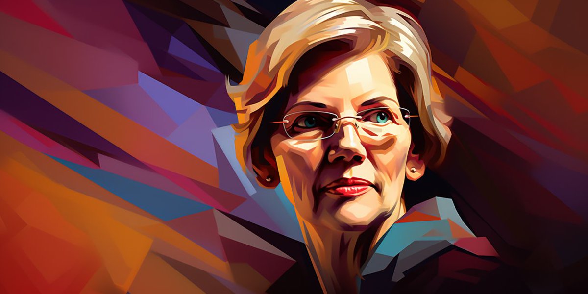 QuorumCall's tweet image. To be fair to #Midjourney, it did create some solid work for @SenWarren #TeamWarren