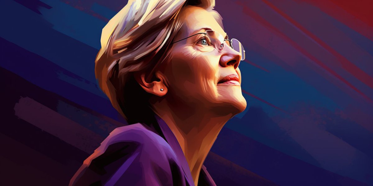 QuorumCall's tweet image. To be fair to #Midjourney, it did create some solid work for @SenWarren #TeamWarren