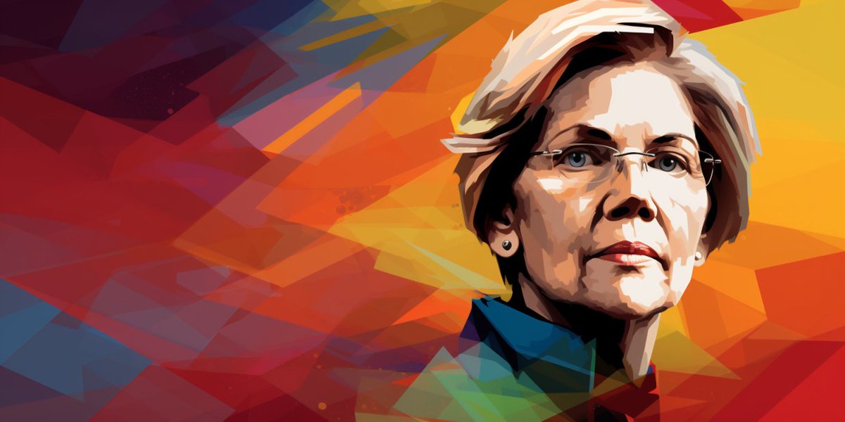 QuorumCall's tweet image. To be fair to #Midjourney, it did create some solid work for @SenWarren #TeamWarren