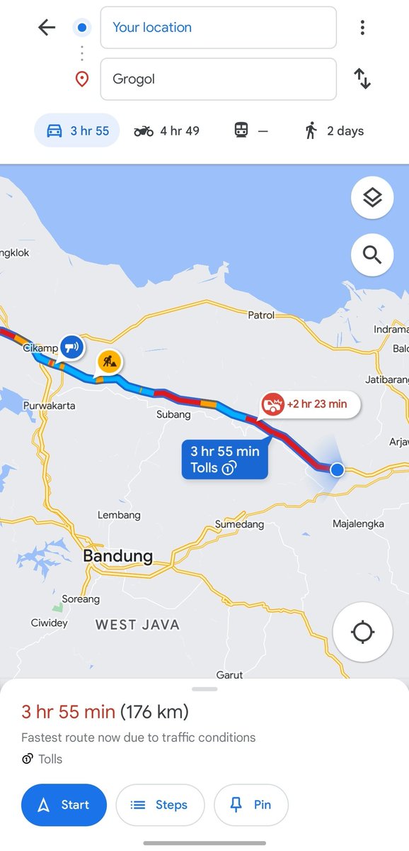 rossitavtr's tweet photo. @hrdbacot Naik sinar jaya dari Cilacap jam 4 sore. Jam 2 pagi masih disini boss. Ijin cuti mendadak dong hahaha https://t.co/WhK1d1ym2m