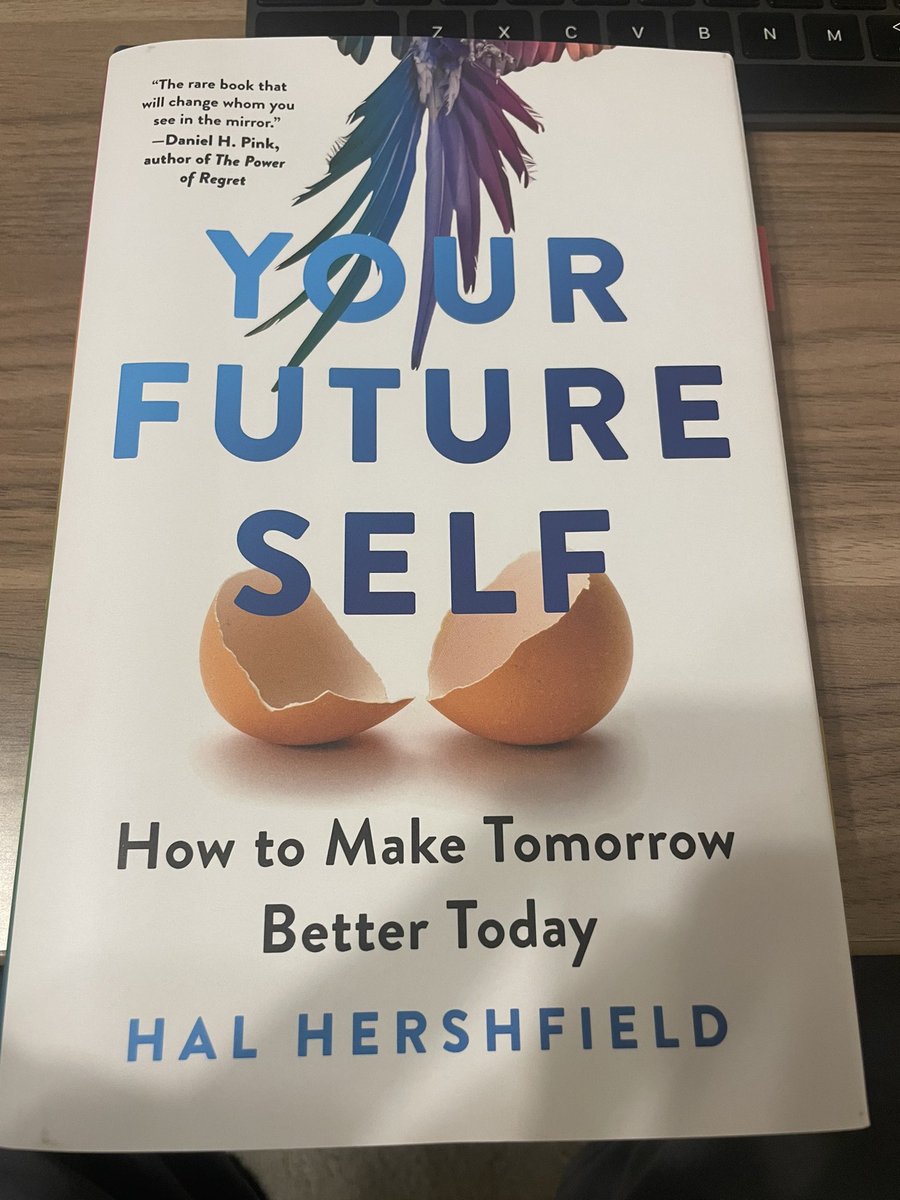 BrandonR_PhD's tweet photo. I love when great researchers take their academic work and turn it into something that changes lives. @HalHershfield’s book Your Future Self is the best book I’ve read since @morganhousel’s Psychology of Money.  Go get a copy tomorrow and thank me on Tuesday when you finish it. https://t.co/FOSRqtSdSB