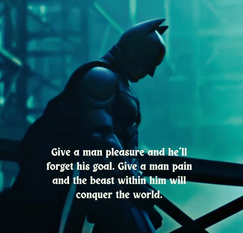 OneLifeHustle's tweet photo. Give a man pleasure and he will forget his goal. Give a man pain and the beast within him will conquer the world.
#pitchvilla https://t.co/5mcz2BZPRk