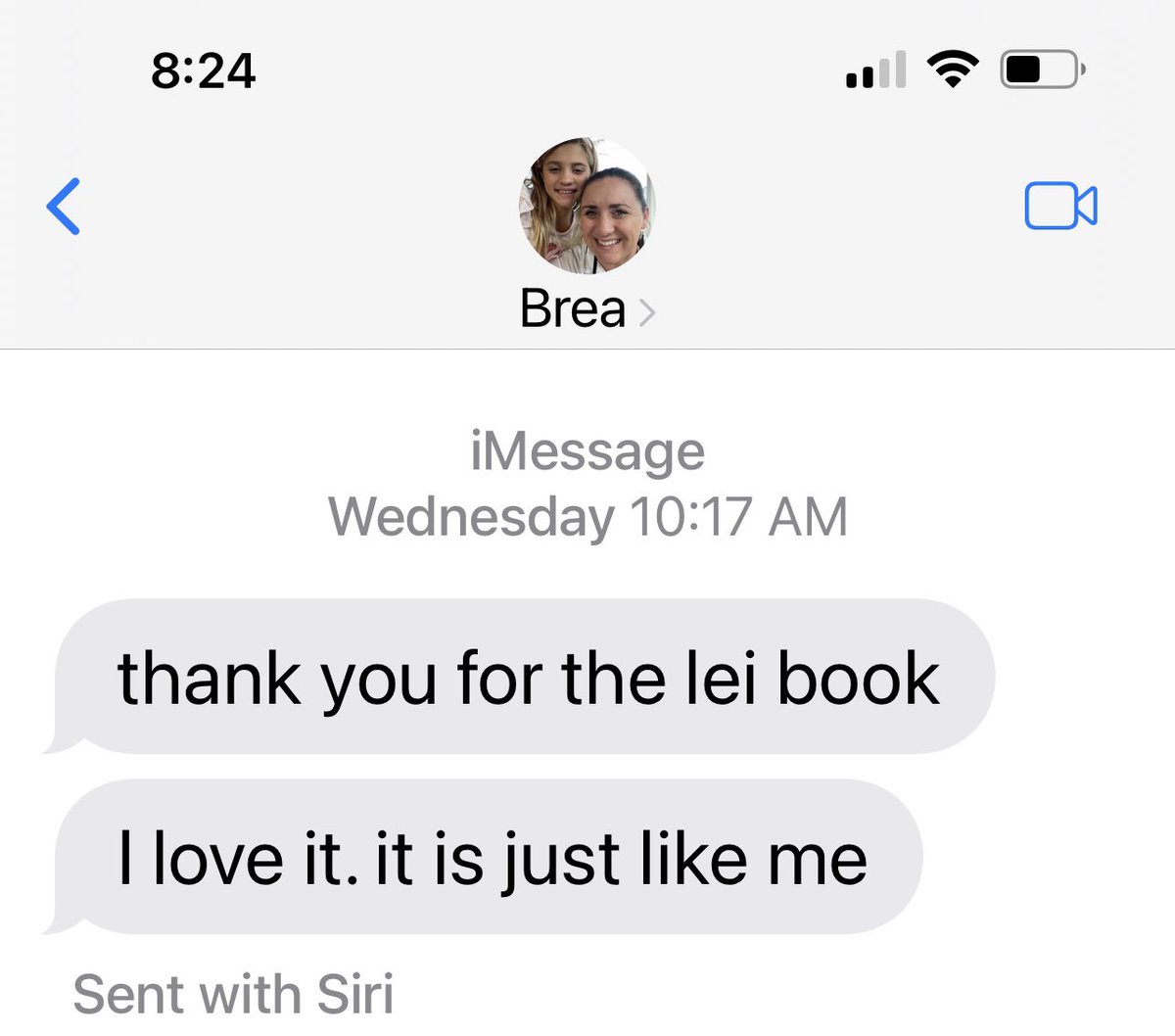 cryan120's tweet photo. @MaliaMaunakea @TWJBookshop I got the sweetest text from my 10 year old niece in Kauai after she got your book! ❤️ https://t.co/P7rMx2Sidr