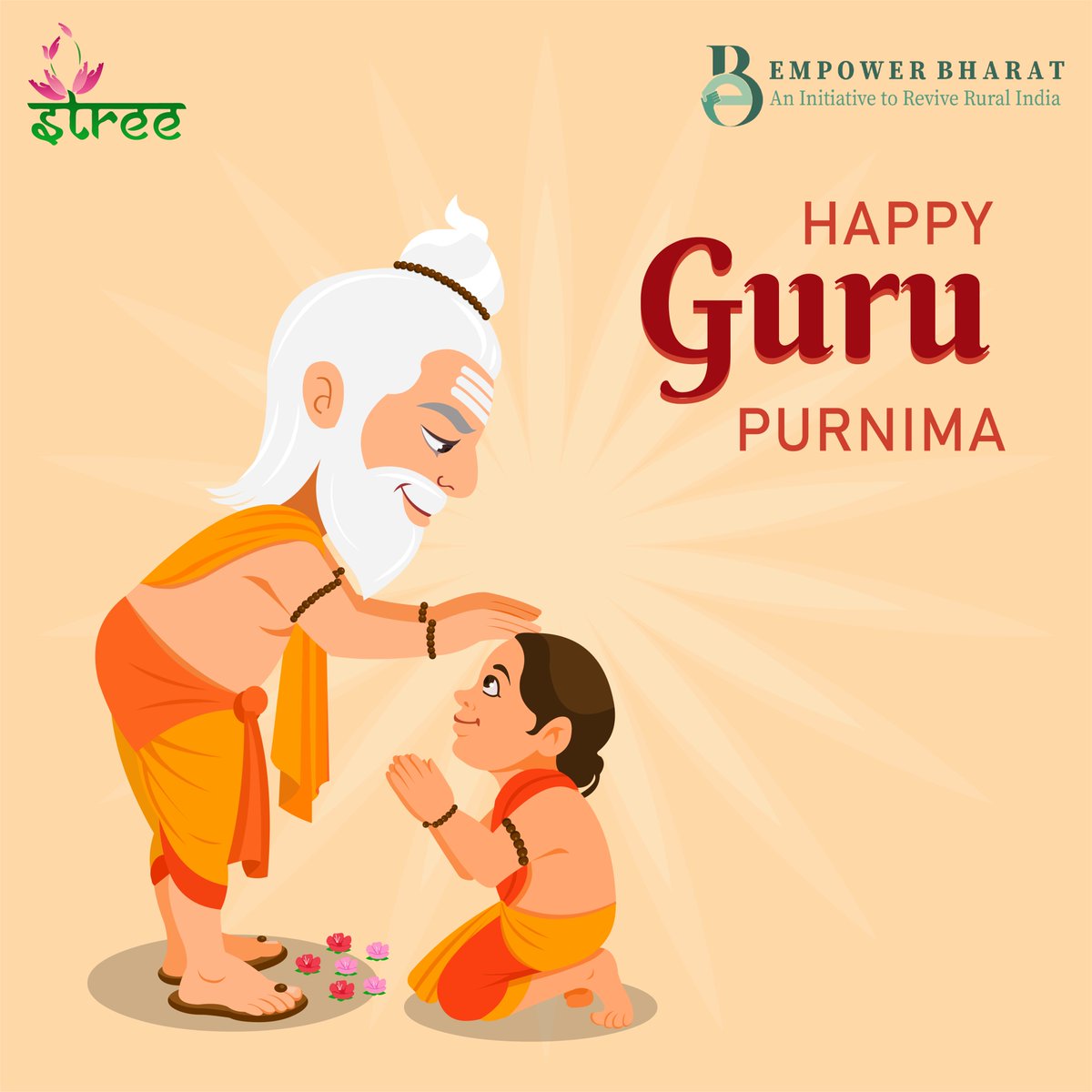 BharatEmpower's tweet photo. 🙏 Honoring the Guiding Light on Guru Purnima 🌟 Join us as we express our gratitude and reverence to all the gurus who enlighten our paths and nurture our souls. 🙏 
#GuruPurnima #Gratitude #GuidingLight #Wisdom #Blessings #EmpowerBharat #STREESafety https://t.co/4ZnaIV5ie3