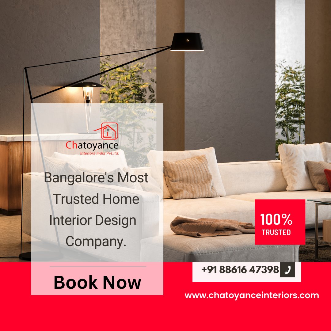 ChatoyanceI's tweet photo. Evoke feelings by expressing the atmosphere or ambiance, with Bangalore’s Trusted Chatoyance Interiors Designers.

Call Us At – 8861647398
Mail Id - info@chatoyanceinteriors.com
Website - https://t.co/WAqRZNmu76
Location - Bangalore

#chatoyance  #bangaloreinterior https://t.co/wbA3MGzPDp