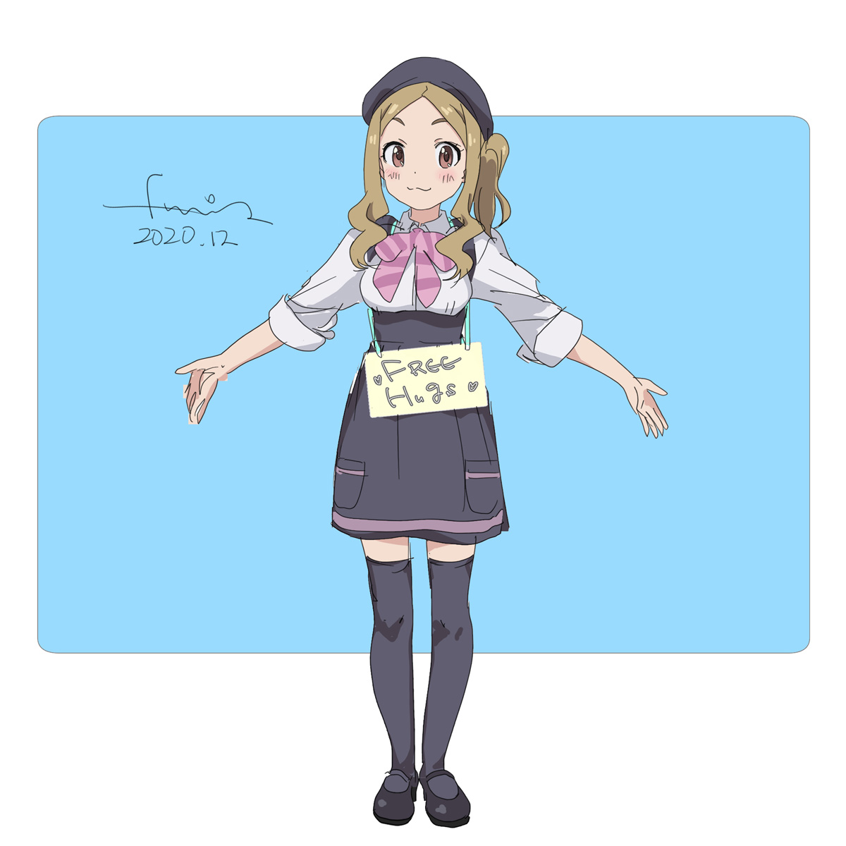 「ハグシリーズ描いてないな・・・あとで描こう 」|ふみえー/あっちからの人のイラスト