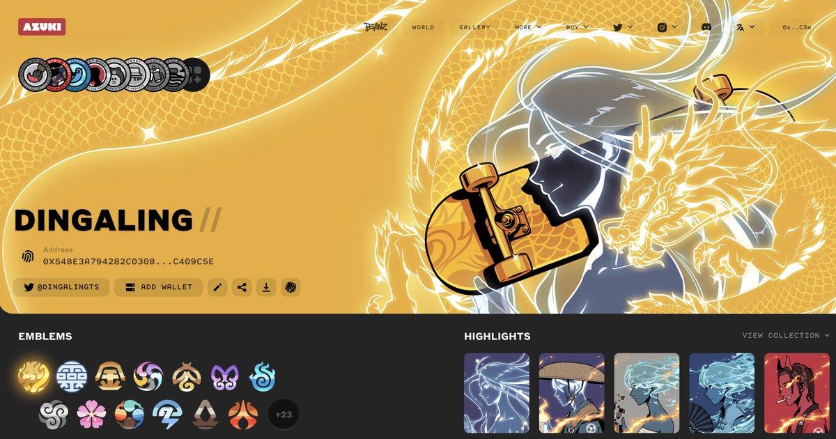 Gm. Checked my collectors profile this morning. NGL it gave me a feeling of happiness, nostalgia and hope. We've come this far. We've been here before. 

No way this is the end. Let's do this.   

ONE GARDEN ⛩️