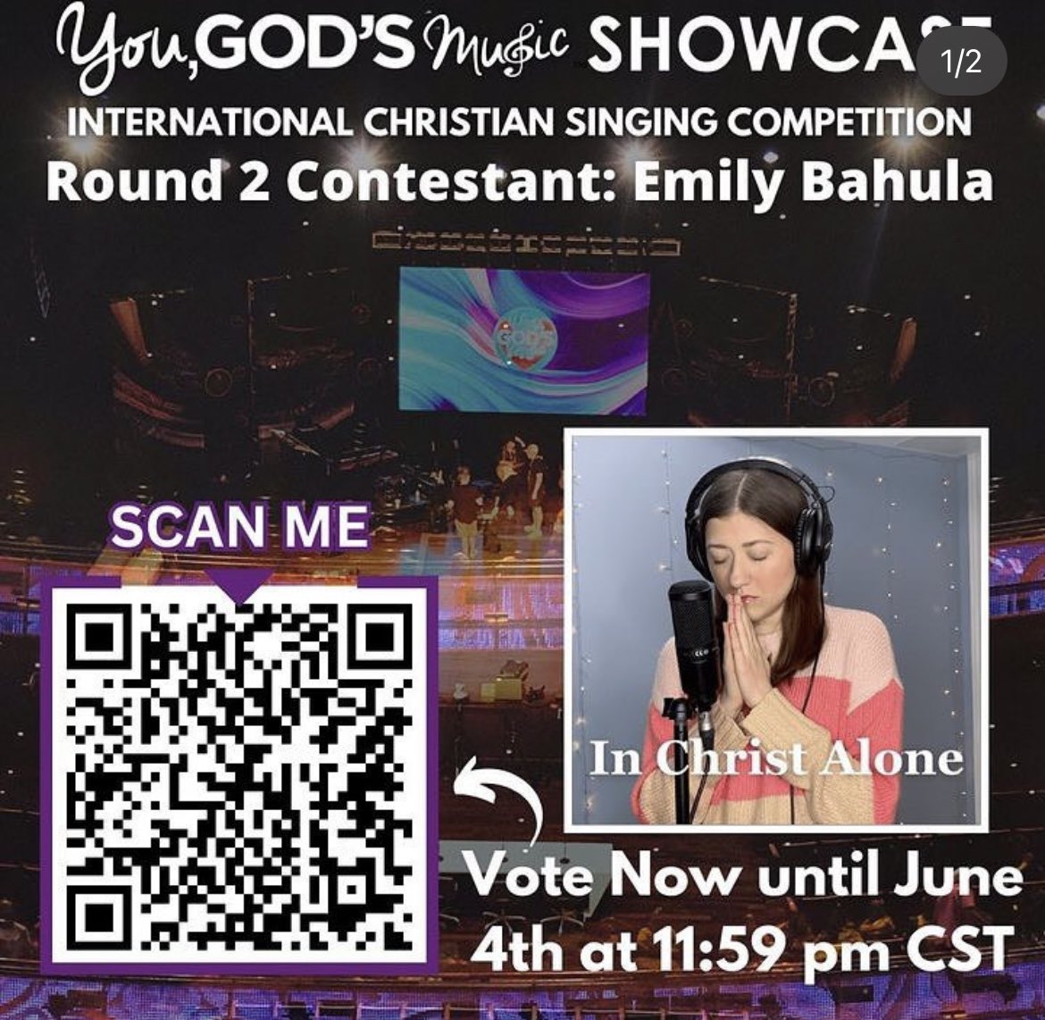 godogsful12's tweet photo. I need your help by voting my good friend @emilybahula for a competition. Please vote her she need our vote she is an amazing sing
#needhelp #vote #singing #compassion #singcompetition #voteforher https://t.co/NSfWaHyOgB