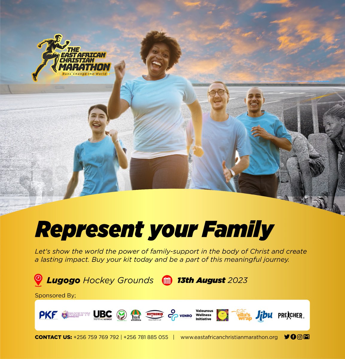 Get ready to take over the land on on August 13th, 2023, with prayers and running shoes at the East African Christian marathon!
Let's speak with God about the transformation we'd like to see in our communities.
#EastAfricanChristianMarathon #prayerRun
#transformingCommunities