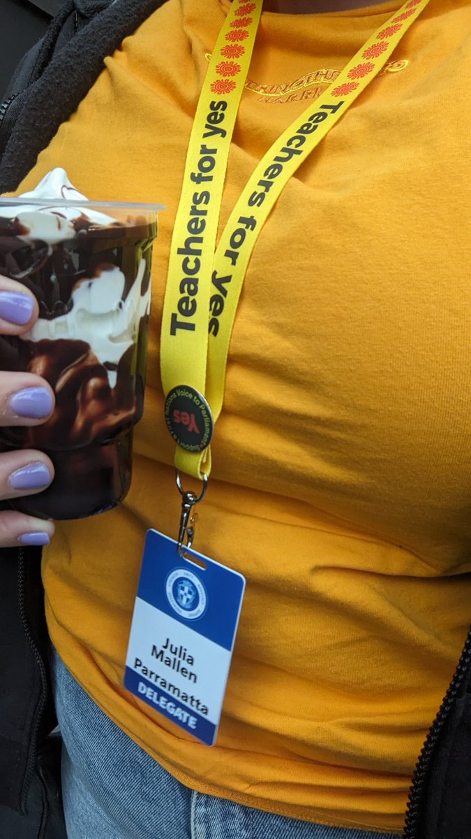 A half time boost at this year's <a href="/TeachersFed/">Teachers Federation</a> Annual Conference... And what a great start we've had.
#teachersforyes #unionsforyes