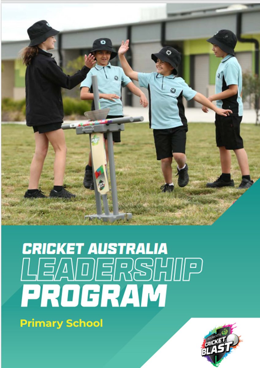 Check out our New Teacher-Delivered Primary Leadership Program!
This brand-new curriculum aligned Primary Leadership Program introduces students to the concept of leadership, goal setting, mindset, communication plus much more! 
Download your copy today.
community.cricket.com.au/schools