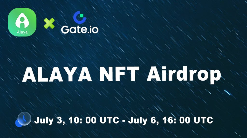 🚀ALAYA NFT #Giveaway

Daily AI, Daily Earn
🔸Win $2500 worth ALAYA NFTs🔸
☑️Follow <a href="/Alaya_AI/">Alaya_AI</a> &amp; @Gate_Nft
☑️RT + tag your friends
☑️Join t.me/Alaya_AI
☑️Your arbitrum address
☑️Your gate uid

👉 gleam.io/0ZD4y/alaya-nf…

🎁50 Winners
⏰July 3 10 am UTC - July 4 4pm UTC
