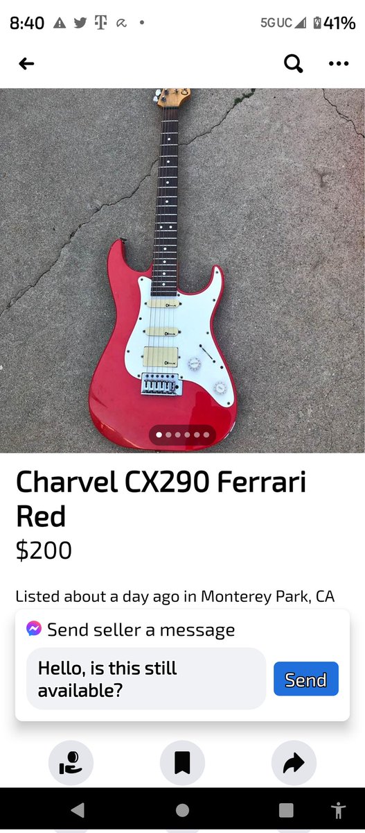 $200 #charvel #CX290
#facebook
🌱♥️Be a positive influence
🟢 Always ask if a truss rod works😭
#guitar #Guitarist  #guitarra #guitars #guitarsolo #guitarforsale #guitarcover #electricguitar #Guitarsdaily
#Guitarsoftwitter  #guitargear
#geartalk #guitarist #knowyourtone
#vintage