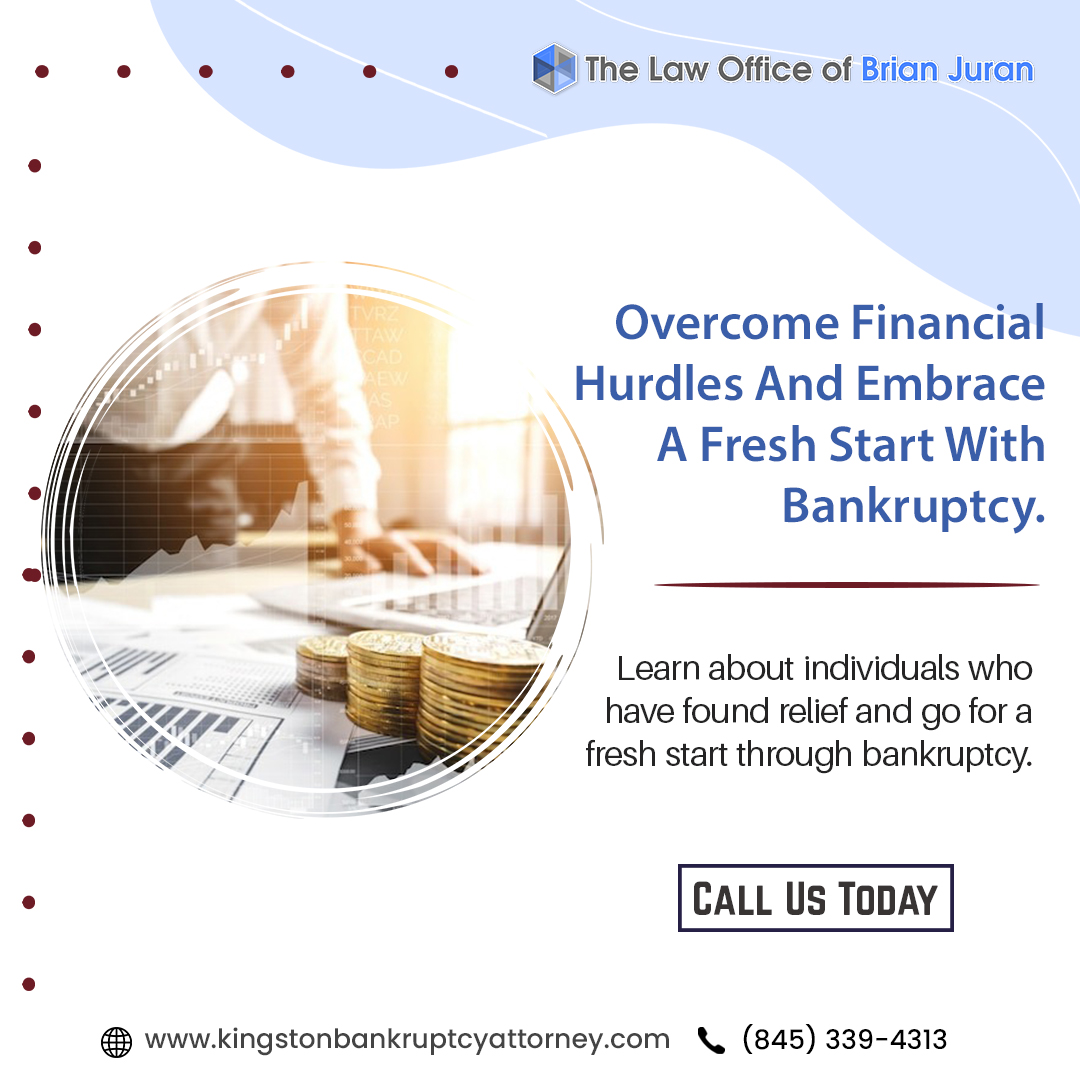Navigate the complexities of #bankruptcy with confidence. Trust the #LawOfficeofBrianJuran to navigate the legal landscape for a fresh start. Contact us today to regain control of your finances and secure a brighter future.
kingstonbankruptcyattorney.com
(845) 339-4313