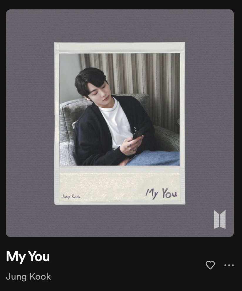 'Still With You' and 'My You' by @BTS_twt Jungkook are now available to stream on Spotify and other streaming platforms! open.spotify.com/artist/6HaGTQP…