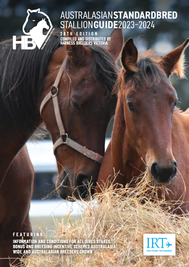 HarnessBreeders's tweet photo. Congratulations to the Greene family, whose #WhatTheHill colt will feature on the cover of this year's @FlyIRT Australasian Standardbred Stallion Guide! He is a Vicbred-eligible foal from the 2022 drop, from #Sundon mare, Charlotte Galleon. https://t.co/dt82Y9bSSC