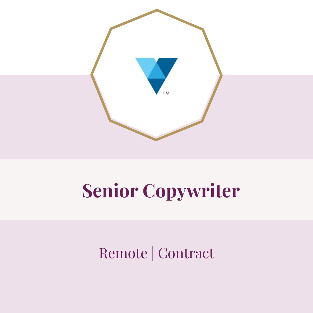 🌟 Are you ready to join a company that believes in the power of remote work? 🌟 Join the creative &amp; marketing team at Vista. 

As senior copywriter you'll be a versatile multitasker, capable of applying your exceptional copywriting skills to a wide range of exciting projects, bi