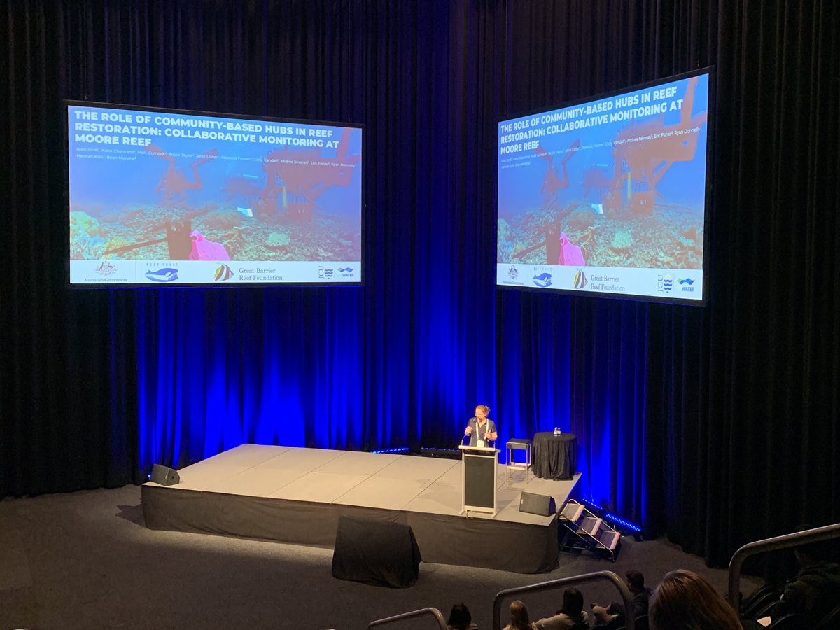 Excited to about the reef hub from the fabulous <a href="/abbilscott/">Dr Abbi Scott</a> ! 🪸
#AMSA2023