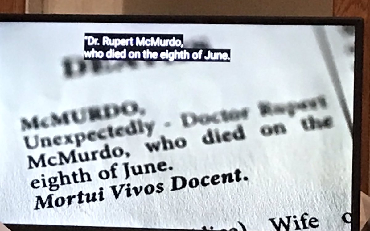 VangeMan's tweet photo. Latin Alert 2 - Let the dead teach the living. #EndeavourPBS https://t.co/MV2GjibtJc