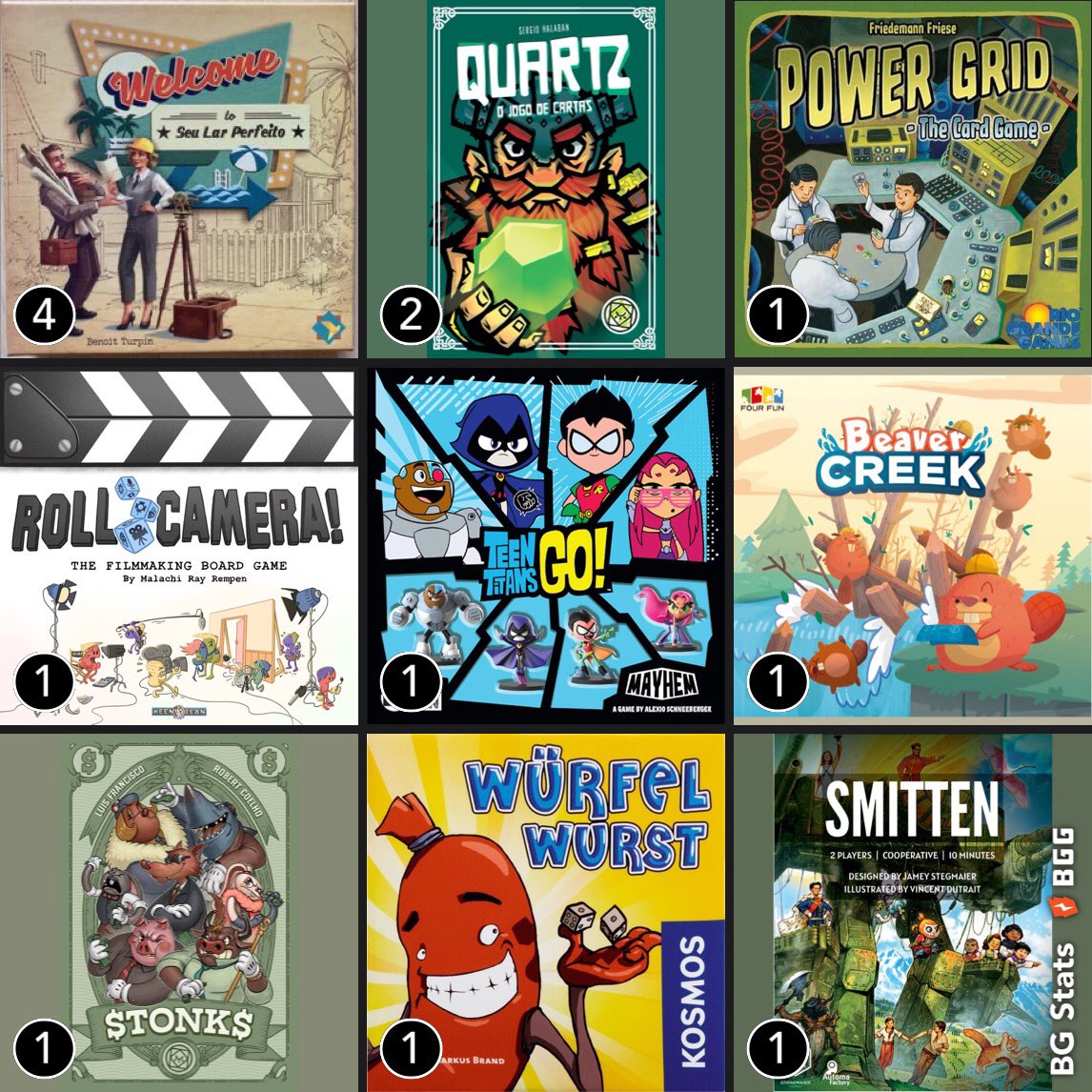 Top 9 de junho! 
Foi um mês bem fraco por aqui :(

#bgstats