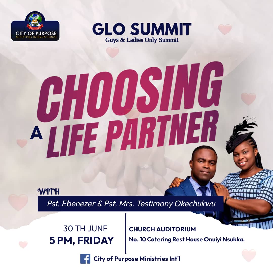 JefJegDan's tweet photo. Your choice of life partner can either make days ahead blissful and fulfilling or make it like hell on earth. Join us tomorrow and access secrets for choosing a life partner. Come along with someone you love.

https://t.co/MTVncCPr3T

https://t.co/mnJBQ3VeiA
See you by 5pm🤗 https://t.co/XkXMPXnDec