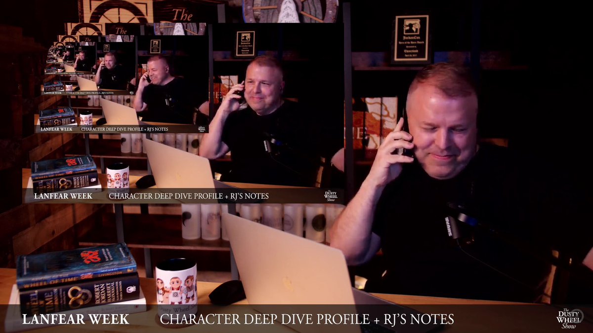 thedustywheel's tweet photo. Classic Bubble of Evil moment from today’s kick off of #LanfearWeek!
Innkeeperception was fun! 😂 Many thanks to @RationalNerd & @roofmistress for working through it all which ended with a deep chat about Lanfear’s attributes.
See you tomorrow night!
#TwitterOfTime https://t.co/0mGkUUwOdY