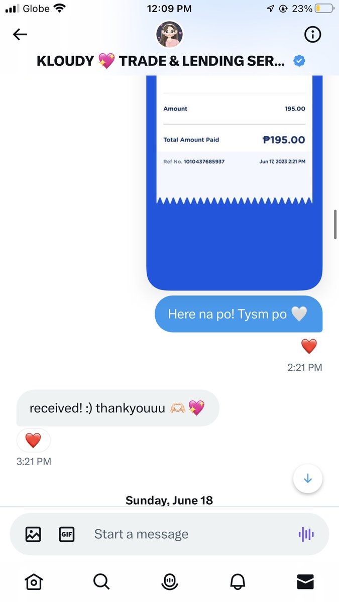 sweetdeonu's tweet photo. Late late feedbacks!! 

 #kloudified @kloudyservices 

Thank you so much always!! 🙏🏻 https://t.co/8qTAdIIAj4