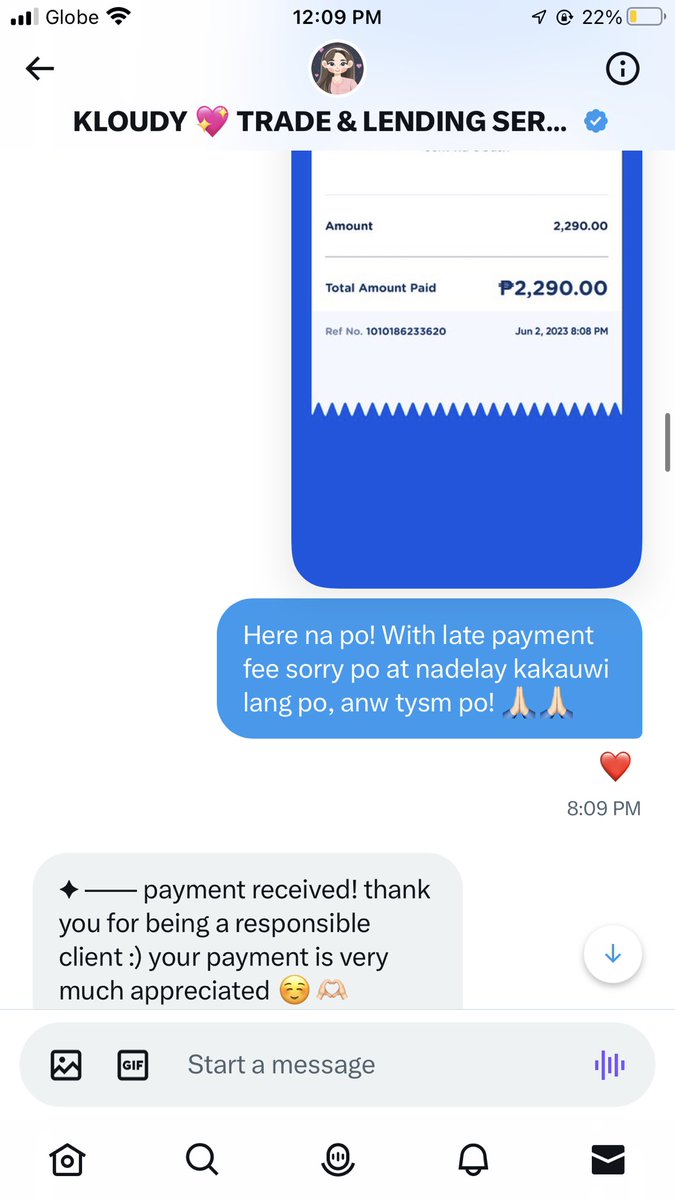 sweetdeonu's tweet photo. Late late feedbacks!! 

 #kloudified @kloudyservices 

Thank you so much always!! 🙏🏻 https://t.co/8qTAdIIAj4