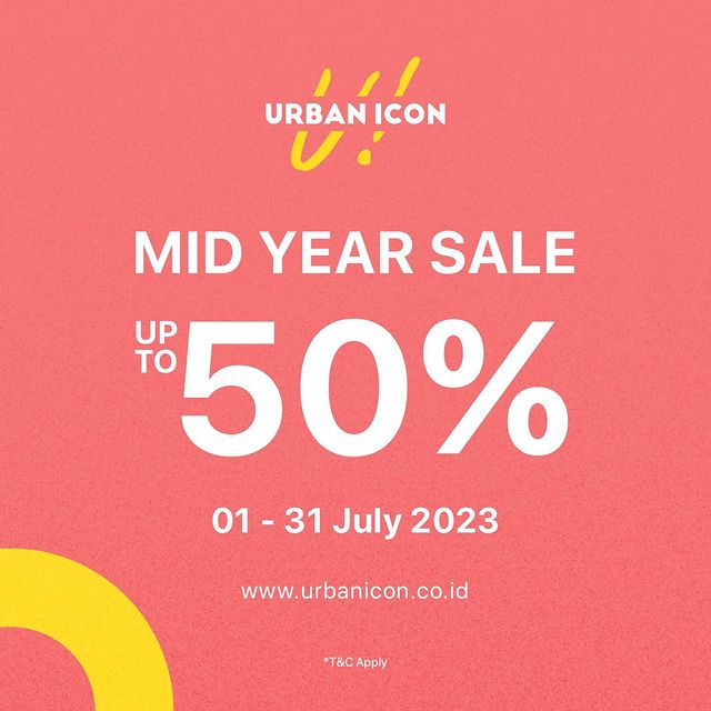 senayancity's tweet photo. Mid Year Sale up to 50%! Now it's the right time to shop your wishlist at Urban Icon!
Visit Urban Icon 2nd Floor - Senayan City now and invite your family and friends 🤩
—
#SENAYANCITY #UStyleMe #UrbanIcon https://t.co/AafKGiavbd