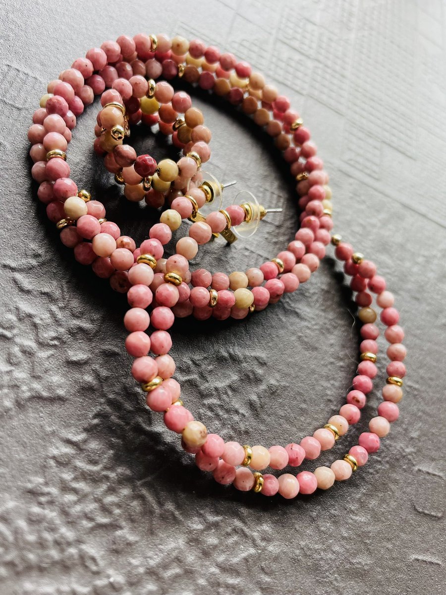 JewelryIvy's tweet photo. Pink Agate - looks good on everyone https://t.co/pIFRFSWPXQ