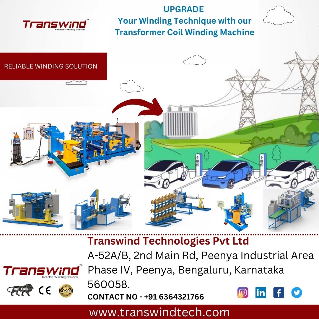 TranswindTech's tweet photo. UPGRADE
Your Winding Technique with our Transformer Coil Winding Machine
visit our website - https://t.co/e9Mia8qifA
#foilwinding #coilwinding #coil #foil #foilwindingmachine #coilwindingmachine #edgewinding #cuttolengthline #stripwinding #corewinding #torodialcorewinding https://t.co/V8MtZRbcpz
