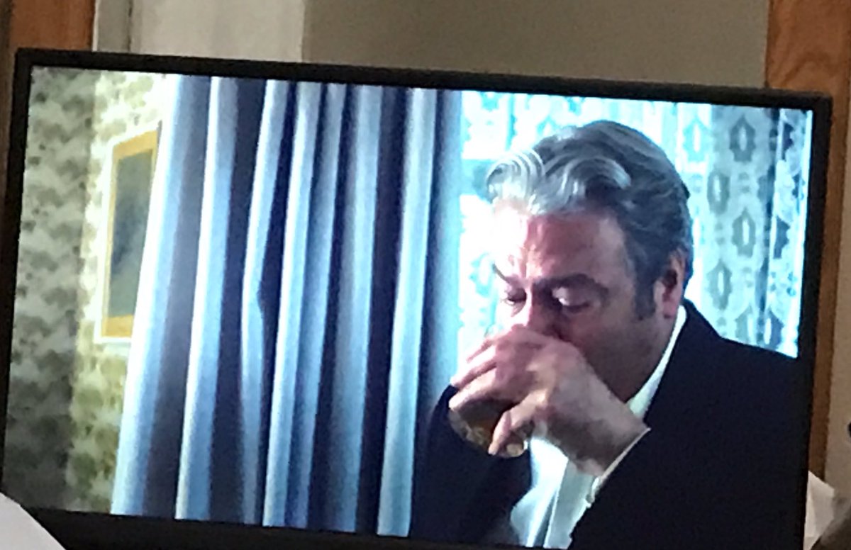 VangeMan's tweet photo. First Drink - Fred Thursday, 34 minutes in. #EndeavourPBS https://t.co/RFyFToBtQM