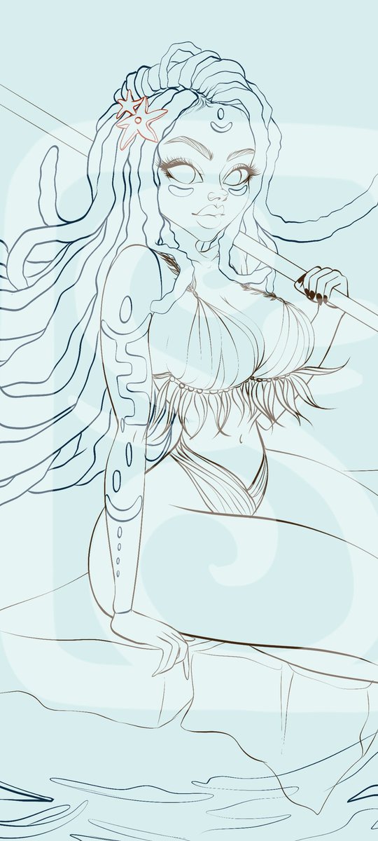 Close ups of my WIP Lineart 
.
.
.
#sketch #lineart #digitalart